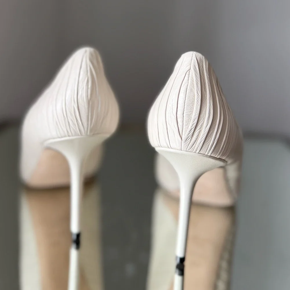 Like new JIMMY CHOO Love Ruched Pump $850 40.5